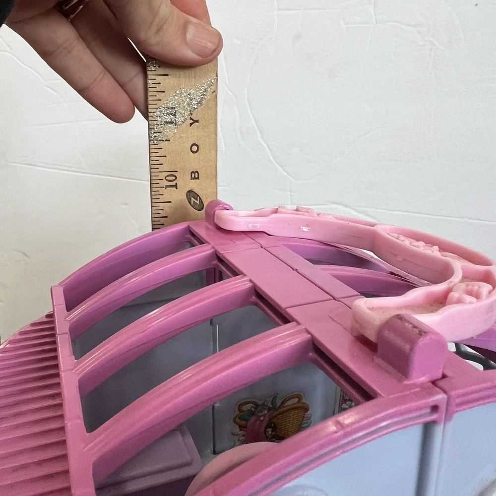 Fisher Price Precious Places Pet Parlor Vintage 1990s Folding Playset‎ Lavender